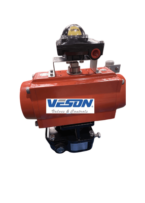 Διπλή δράση Marine Control Mode Πινιόν Actuator κατασκευασμένο από υλικό 316SS 304SS
