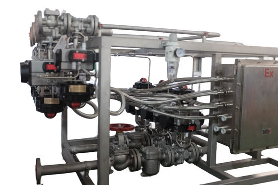 Τοποθετημένη ολίσθηση πίεση βαλβίδων που μειώνει το τοποθετημένο πολλαπλές σύστημα βαλβίδων ατμού για τη βιομηχανία βενζίνης
