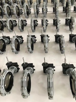 Βαλβίδα πεταλούδας τύπου Lug 150lb με δίσκο από αλουμίνιο μπρούτζο