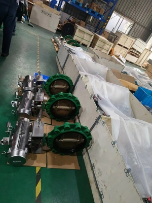 Λεπτήρα πεταλούδας από χάλκινο χάλκινο με σφραγίδα EPDM