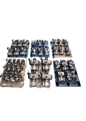 ASME B16.34 Flanged Ball Valve with Explosion-Proof Junction Box and Straight Through Type Pneumatic Actuator