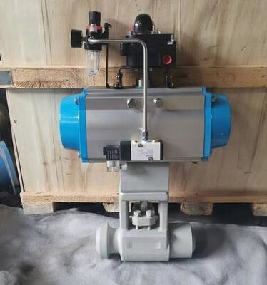 Πνευματική βαλβίδα σφαίρας ANSI CLASS 150-900 με σταθερή δομή σφαίρας και λειτουργία αποχέτευσης για εφαρμογές υψηλής πίεσης και υψηλής θερμοκρασίας