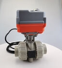 Ball Valve actuated electrically with 2-PC screwed end, ANSI CLASS 150-900 rating, and female thread connection