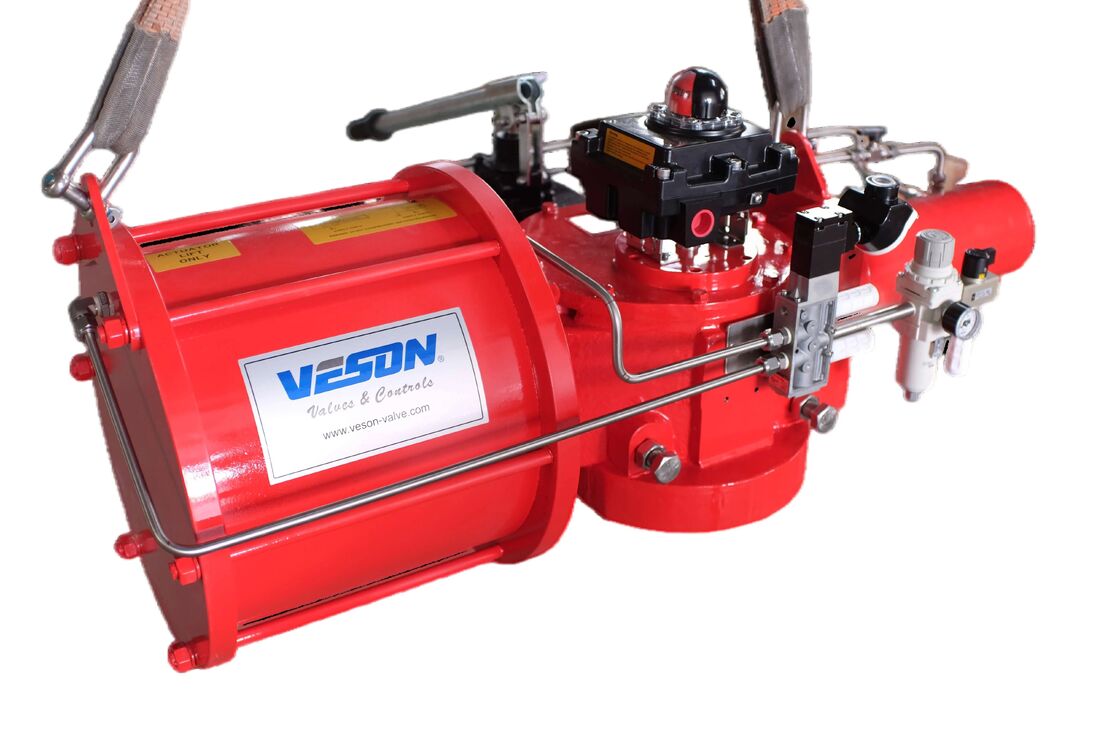 Ελατηρίου Επιστροφής Μονοενεργό Βαρέως Τύπου Πνευματικός Ενεργοποιητής Scotch Yoke για Βαλβίδες On-Off